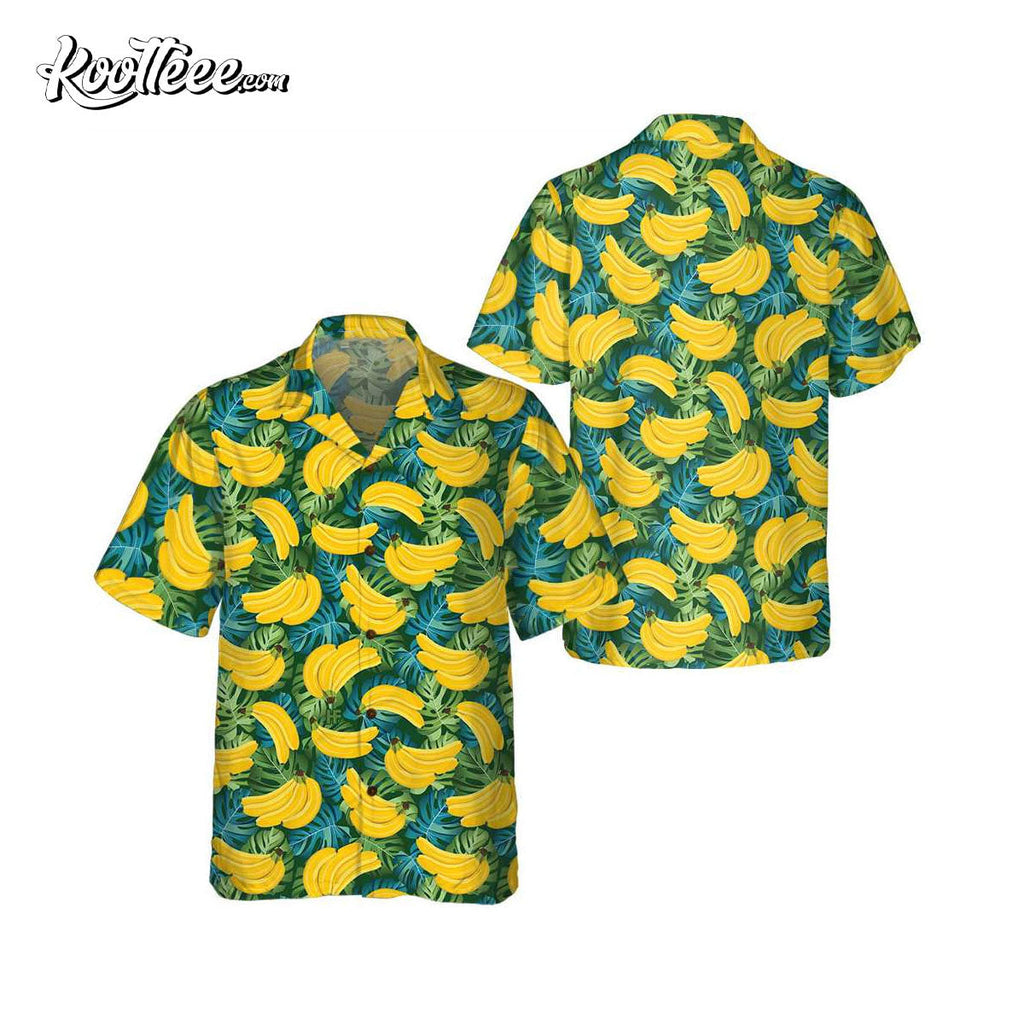 Banana Tropical Pattern Funny Hawaiian - Adult & Kids T-Shirts, Sweatshirts & Hoodies apparel design preview 1