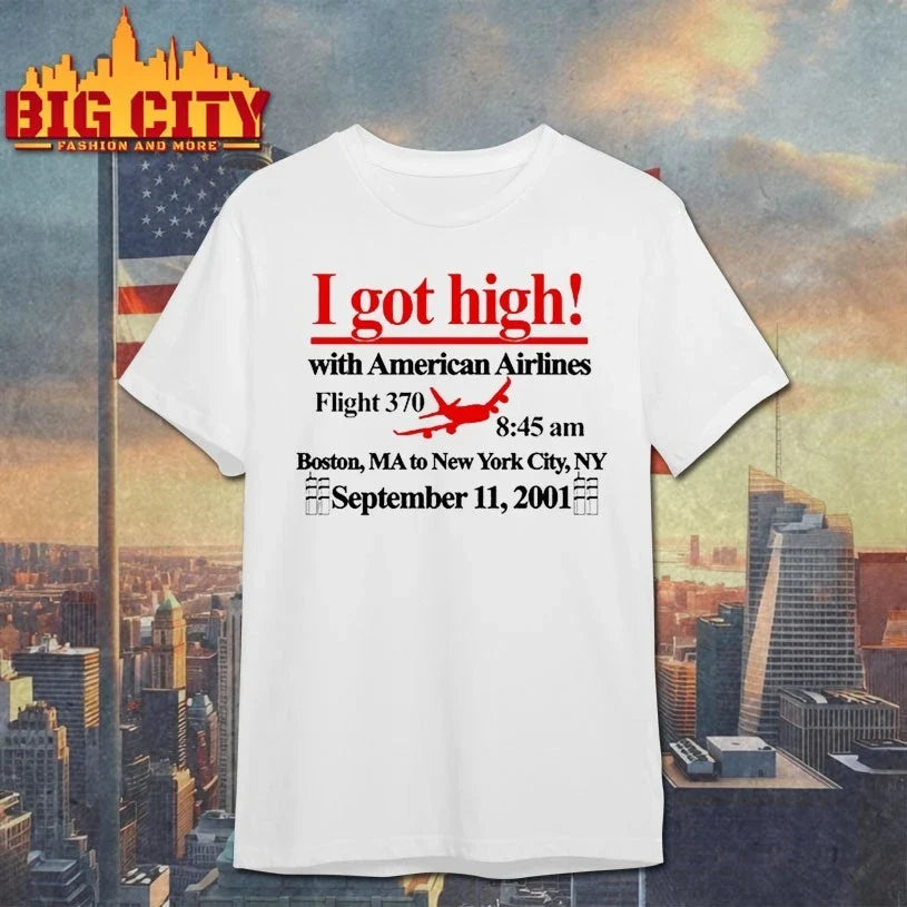 Barelylegal I Got High With American Airlines - Adult & Kids T-Shirts, Sweatshirts & Hoodies apparel design preview 1