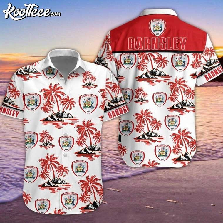 Barnsley FC Hawaiian And Shorts - Adult & Kids T-Shirts, Sweatshirts & Hoodies apparel design preview 1