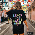Barre Is My Happy Hour Comfort Colors Funny Gym Lover - Adult & Kids T-Shirts, Sweatshirts & Hoodies apparel design preview 1