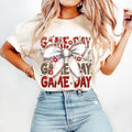 Baseball Coquette Game Day Retro Bow Mom Mama Tis - Adult & Kids T-Shirts, Sweatshirts & Hoodies apparel design preview 1