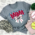 Baseball Mama Bow DTF Transfers THIS IS NOT - Adult & Kids T-Shirts, Sweatshirts & Hoodies apparel design preview 1