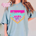 Baseball Mama Ice Cream Drip Basebaall Game Day Mom - Adult & Kids T-Shirts, Sweatshirts & Hoodies apparel design preview 1