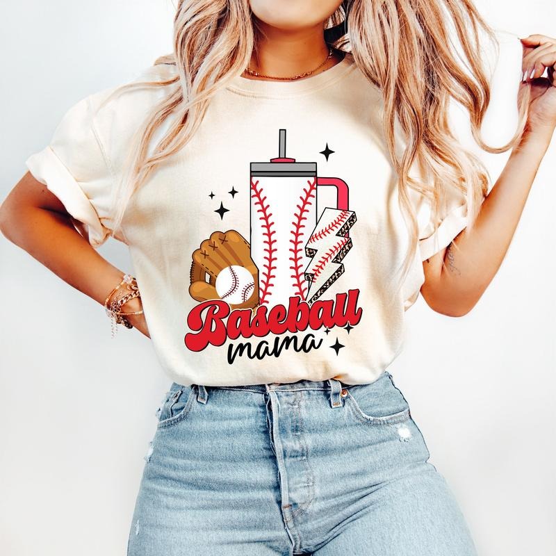 Baseball Mama Boujee Sports - Adult & Kids T-Shirts, Sweatshirts & Hoodies apparel design preview 1