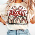 Baseball Mama Coquette Bow Cheer Mom Game Day Sports - Adult & Kids T-Shirts, Sweatshirts & Hoodies apparel design preview 1