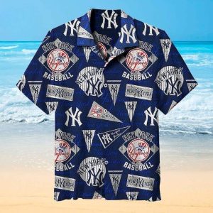 Baseball New York Yankees Hawaiian Gift For Fans - Adult & Kids T-Shirts, Sweatshirts & Hoodies apparel design preview 1