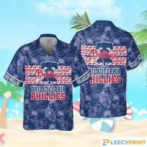 Baseball Philadelphia Phillies Print Hawaiian - Adult & Kids T-Shirts, Sweatshirts & Hoodies apparel design preview 1