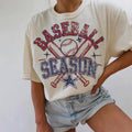 Baseball Season Retro Checkered Funny Lover Game Day - Adult & Kids T-Shirts, Sweatshirts & Hoodies apparel design preview 1