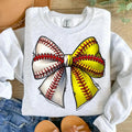 Baseball Softball Bow DTF Transfers THIS IS NOT - Adult & Kids T-Shirts, Sweatshirts & Hoodies apparel design preview 1