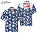 Baseball Star Summer Vibe Hawaiian - Adult & Kids T-Shirts, Sweatshirts & Hoodies apparel design preview 1