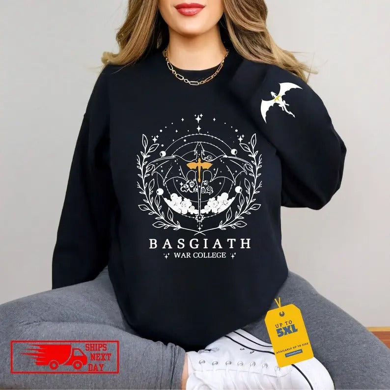 Basgiath War College 2 Sided Fourth Wing Dragon Rider - Adult & Kids T-Shirts, Sweatshirts & Hoodies apparel design preview 1