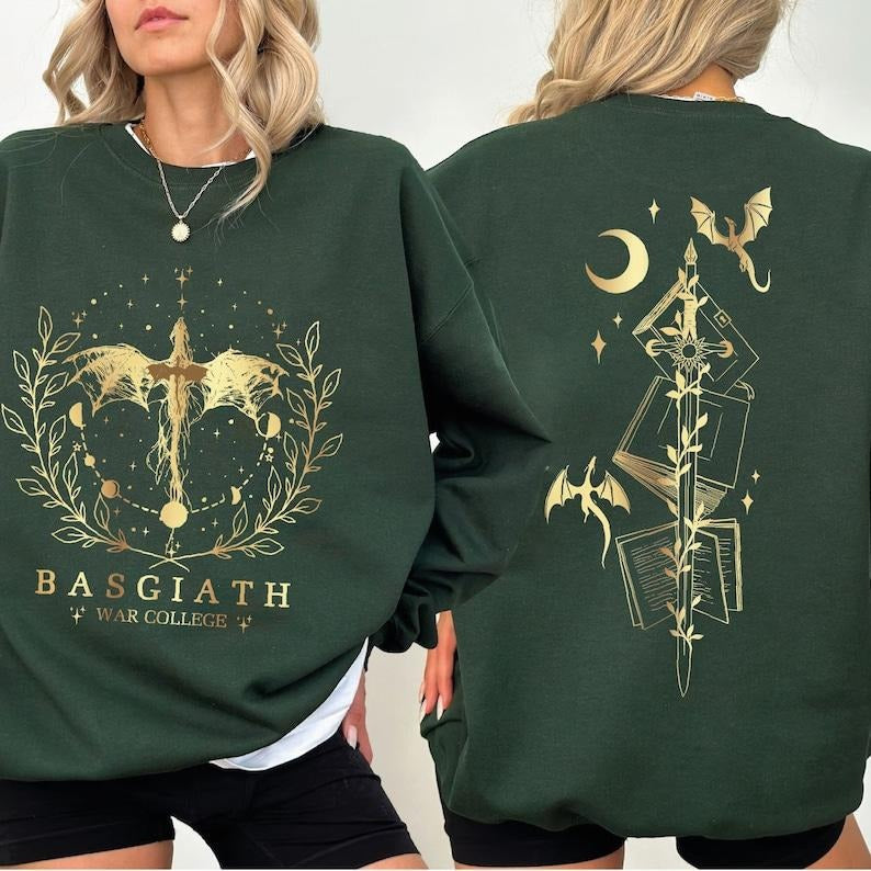 Basgiath War College 2 Sided Fourth Wing Dragon Rider - Adult & Kids T-Shirts, Sweatshirts & Hoodies apparel design preview 1