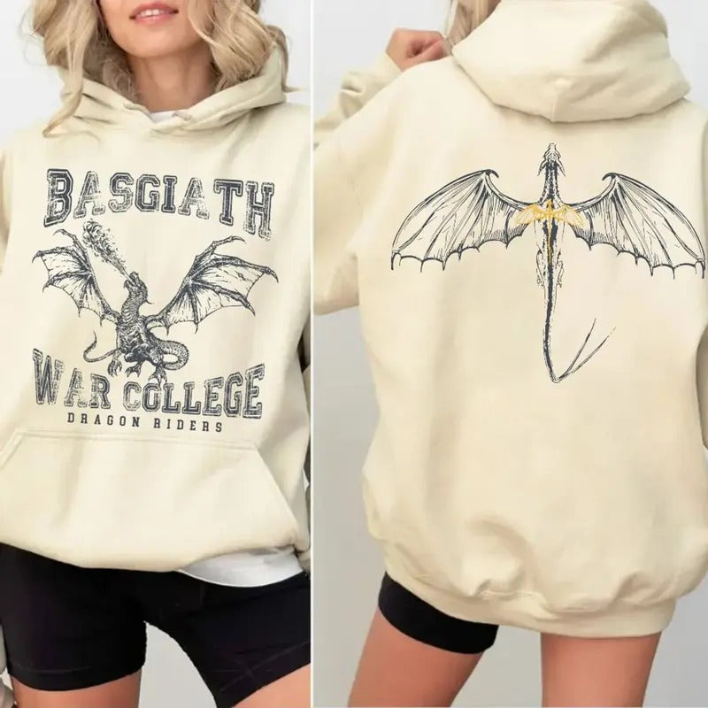 Basgiath War College Double Side Spicy Booktok Dragon - Adult & Kids T-Shirts, Sweatshirts & Hoodies apparel design preview 1