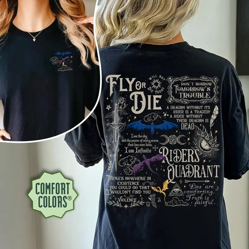 Basgiath War College Fourth Wing Leader Reader Are - Adult & Kids T-Shirts, Sweatshirts & Hoodies apparel design preview 1