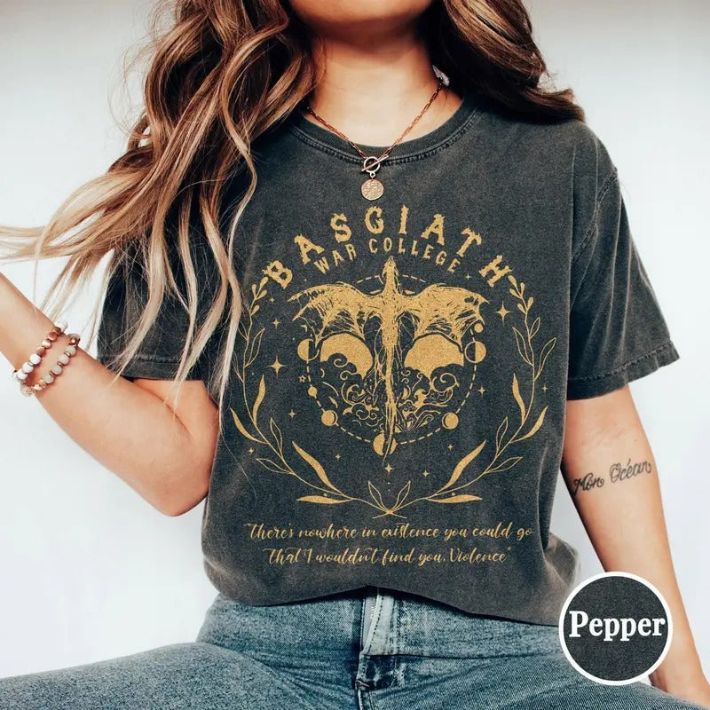 Basgiath War College Fly Die Fourth Wing Riders - Adult & Kids T-Shirts, Sweatshirts & Hoodies apparel design preview 1