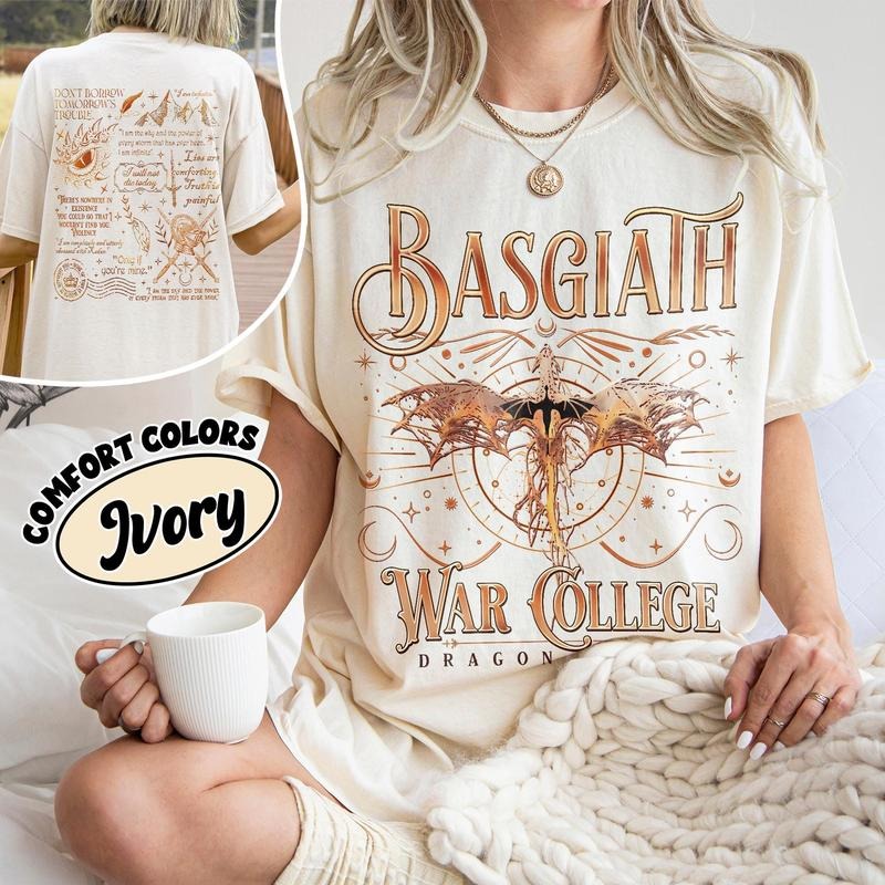 Basgiath War College Fourth Wing 2 Sided Xaden - Adult & Kids T-Shirts, Sweatshirts & Hoodies apparel design preview 1