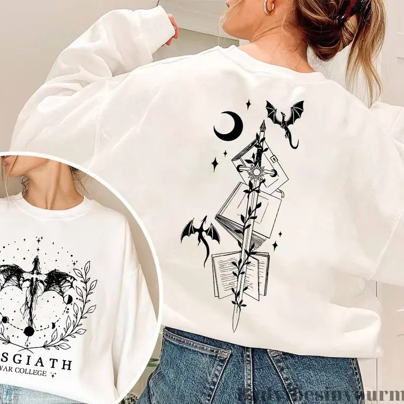 Basgiath War College Fourth Wing Comfort Colors - Adult & Kids T-Shirts, Sweatshirts & Hoodies apparel design preview 1