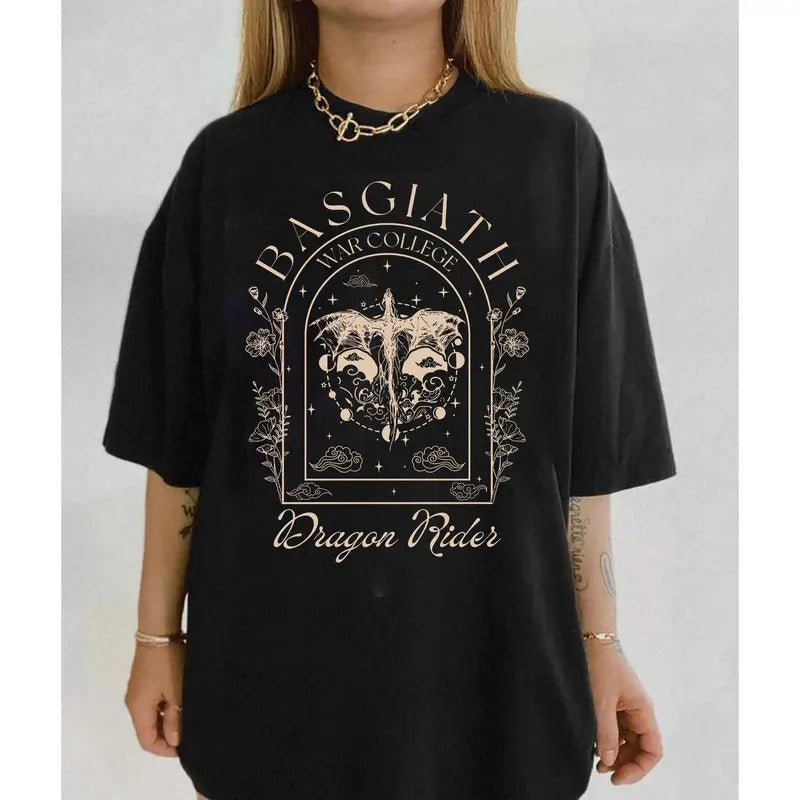 Basgiath War College Fourth Wing Dragon Rider Rebecca - Adult & Kids T-Shirts, Sweatshirts & Hoodies apparel design preview 1