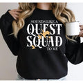 Basgiath War College Fourth Wing Quest Squad Ridoc - Adult & Kids T-Shirts, Sweatshirts & Hoodies apparel design preview 1