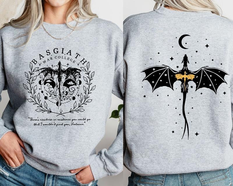 Basgiath War College Fourth Wing Riders Fly Die - Adult & Kids T-Shirts, Sweatshirts & Hoodies apparel design preview 1