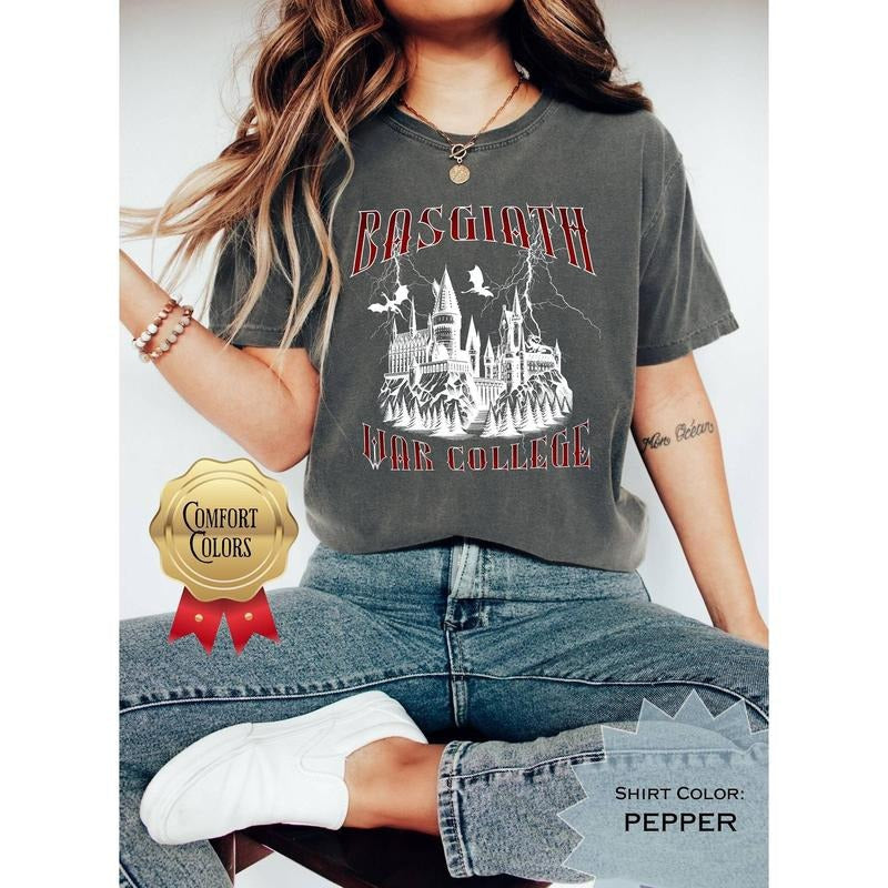Basgiath War College Fourth Wing Iron Flame Tairn - Adult & Kids T-Shirts, Sweatshirts & Hoodies apparel design preview 1