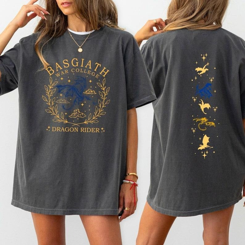 Basgiath War College Fourth Wing Dragon Rider - Adult & Kids T-Shirts, Sweatshirts & Hoodies apparel design preview 1