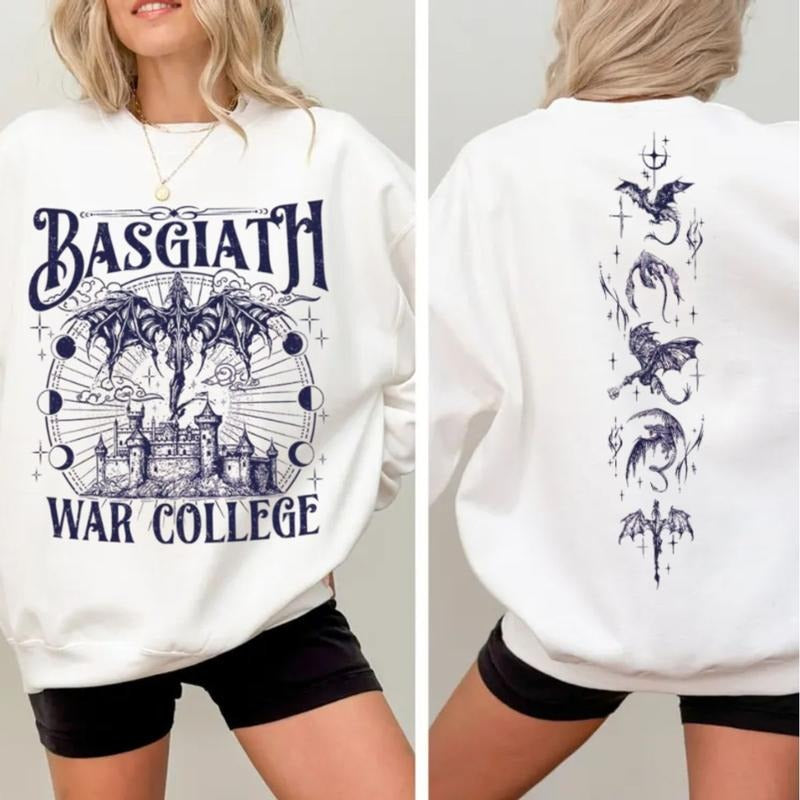 Basgiath War College Two Side Dragon Riders Fly Die - Adult & Kids T-Shirts, Sweatshirts & Hoodies apparel design preview 1