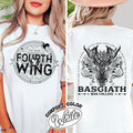 Basgiath War College Distressed Fourth Wing Iron - Adult & Kids T-Shirts, Sweatshirts & Hoodies apparel design preview 1