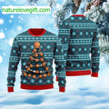Basketball Christmas Tree Ugly Christmas Sweater - Holiday Gift product image