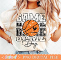 Basketball Game Day Mom Mama Retro - Adult & Kids T-Shirts, Sweatshirts & Hoodies apparel design preview 1