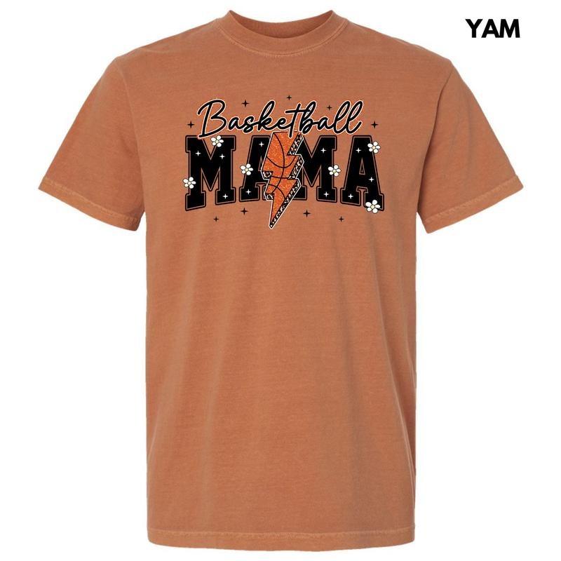 Basketball Lightning Mama Comfort Colors 'NLB' - Adult & Kids T-Shirts, Sweatshirts & Hoodies apparel design preview 1