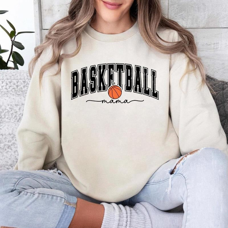 Basketball Mama Mom Game Day Her - Adult & Kids T-Shirts, Sweatshirts & Hoodies apparel design preview 1