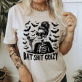 Bat Shit Crazy Halloween Casual Everyday Softstyle - Adult & Kids T-Shirts, Sweatshirts & Hoodies apparel design preview 1