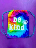 Be Kind Rainbow Cinch Backpack - Adult & Kids T-Shirts, Sweatshirts & Hoodies apparel design preview 1