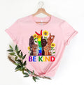 Be Kind Sign Language Rainbow Kindness LGBT Pride - Adult & Kids T-Shirts, Sweatshirts & Hoodies apparel design preview 1