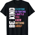 Be Kind Everyone Summer Black Plus Size Printed Short - Adult & Kids T-Shirts, Sweatshirts & Hoodies apparel design preview 1