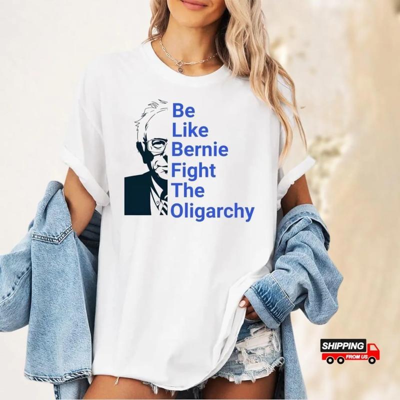 Be Like Bernie Fight Oligarchy Comfort Colors Sanders - Adult & Kids T-Shirts, Sweatshirts & Hoodies apparel design preview 1