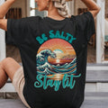 Be Salty Stay Lit Boho Beachy Bible Verse Christian - Adult & Kids T-Shirts, Sweatshirts & Hoodies apparel design preview 1