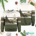 Be Still And Know Psalm 4610 Waffle 3D Sweater - Gift Idea product image