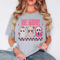 Be Mine Valentine Horror Movie Funny Pink Spooky - Adult & Kids T-Shirts, Sweatshirts & Hoodies apparel design preview 1
