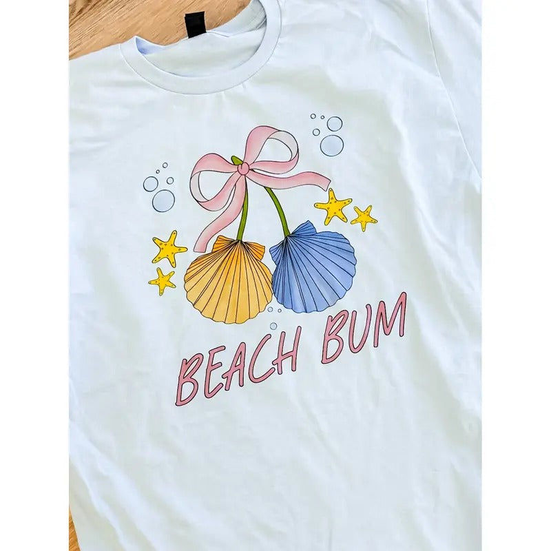 Beach Bum Shells Top - Adult & Kids T-Shirts, Sweatshirts & Hoodies apparel design preview 1