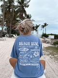Beach Bum Preppy Y2k Wearing Coconut Girl Shark Lover - Adult & Kids T-Shirts, Sweatshirts & Hoodies apparel design preview 1