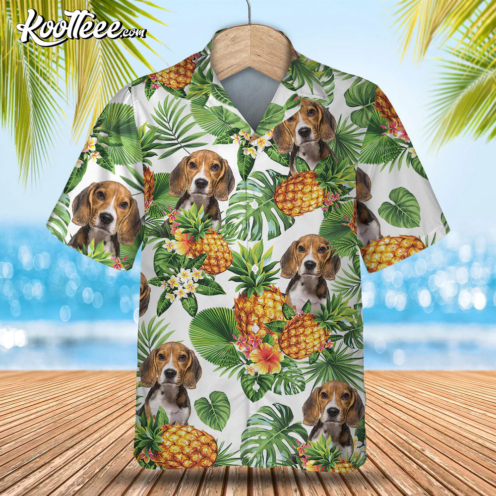 Beagle Tropical Pattern Hawaiian - Adult & Kids T-Shirts, Sweatshirts & Hoodies apparel design preview 1