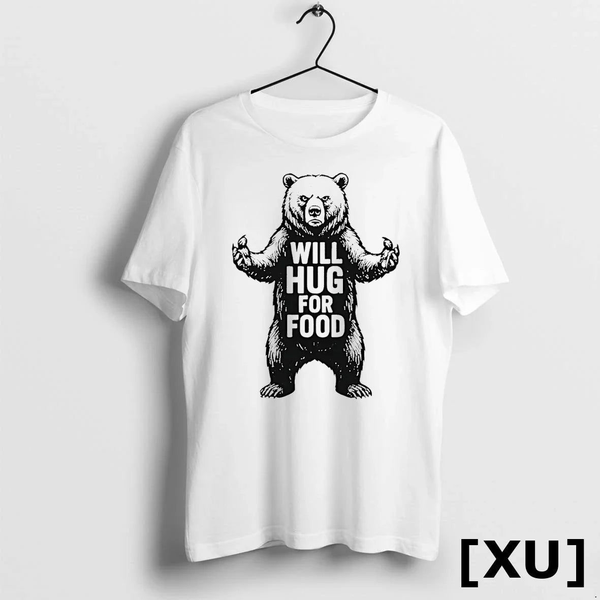 Bear Will Hug For Food Sweater - Adult & Kids T-Shirts, Sweatshirts & Hoodies apparel design preview 1