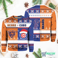 Bear x Cub Customized 3D Ugly Christmas Sweater - Holiday Gift product image