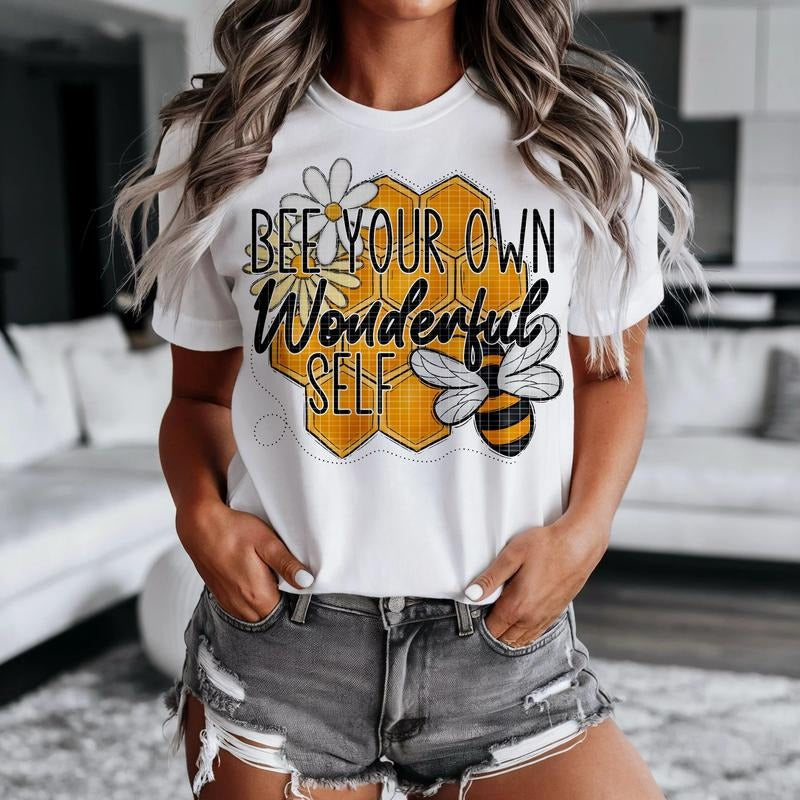 Bee Your Own Kind DTF Transfers THIS IS NOT - Adult & Kids T-Shirts, Sweatshirts & Hoodies apparel design preview 1