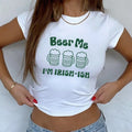 Beer Me I_m Irish Ish Micro Rib Baby St. Patricks Day - Adult & Kids T-Shirts, Sweatshirts & Hoodies apparel design preview 1