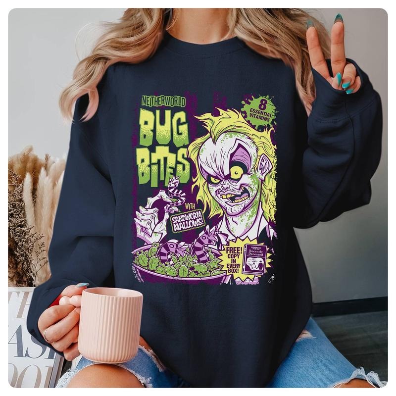 Beetlejuice Neitherworld Bug Bites Halloween - Adult & Kids T-Shirts, Sweatshirts & Hoodies apparel design preview 1