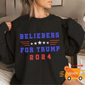 Beliebers Trump 2024 Vote Make Amercia Great Again - Adult & Kids T-Shirts, Sweatshirts & Hoodies apparel design preview 1