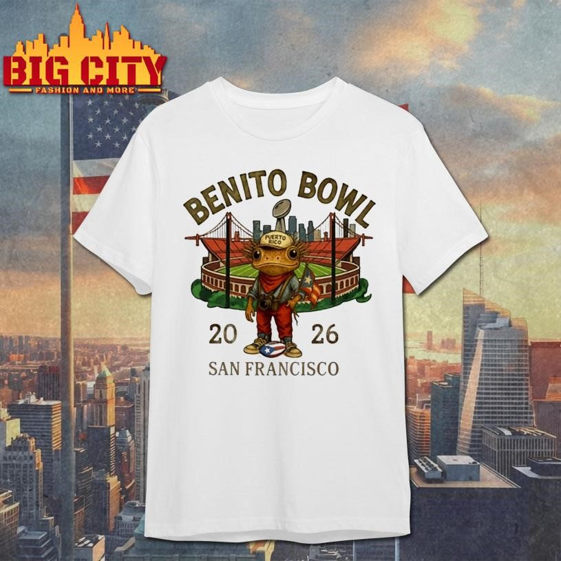 Benito Bowl Puerto Rico Coqui Frog - Adult & Kids T-Shirts, Sweatshirts & Hoodies apparel design preview 1